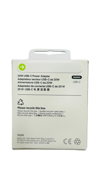 USB‑C 20W Power Adapter (Mercantile, US 2‑Pin Plug)