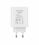 Tecno 45W Fast Charger Adapter (EU Plug)