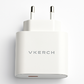Vkerch Super Fast 27W Charger | Dual-Port (EU Plug)