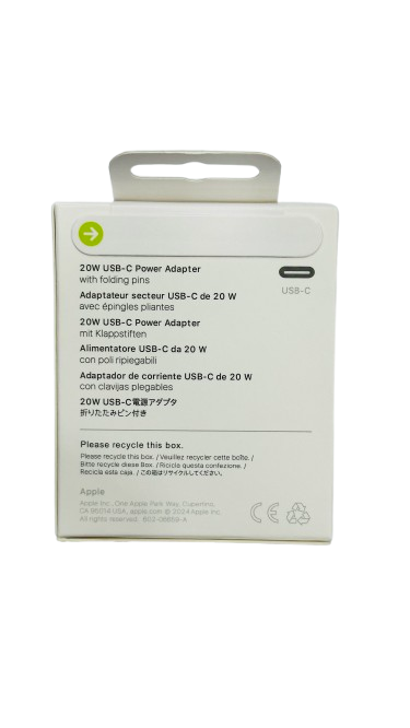 USB‑C 20W Power Adapter (Mercantile, 3‑Pin UK Plug)