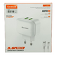 Geman G219 Dual USB Charger 3.6A (EU) | Auto‑ID, USB‑C